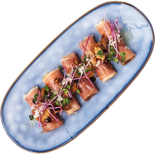 Інволтіні з прошуто з сиром та спеціями