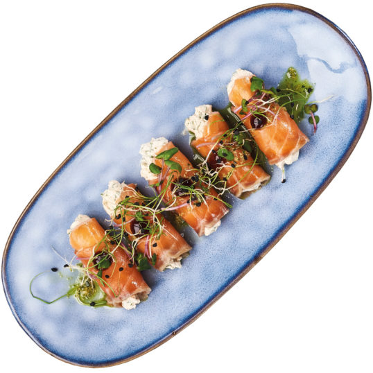 Інволтіні з лосося з сиром та спеціями